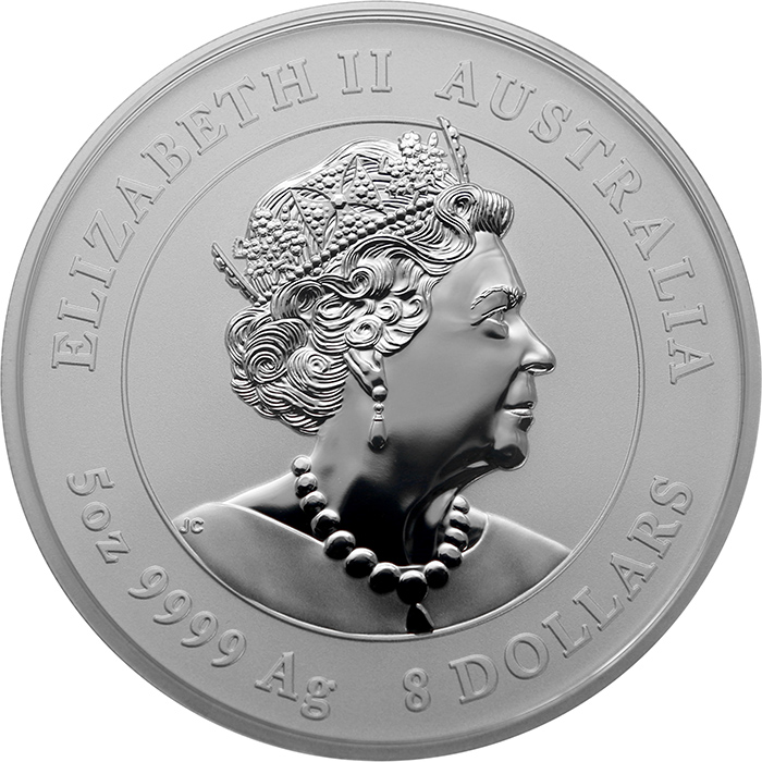 Stříbrná investiční mince Year of the Ox Rok Buvola Lunární 5 Oz 2021