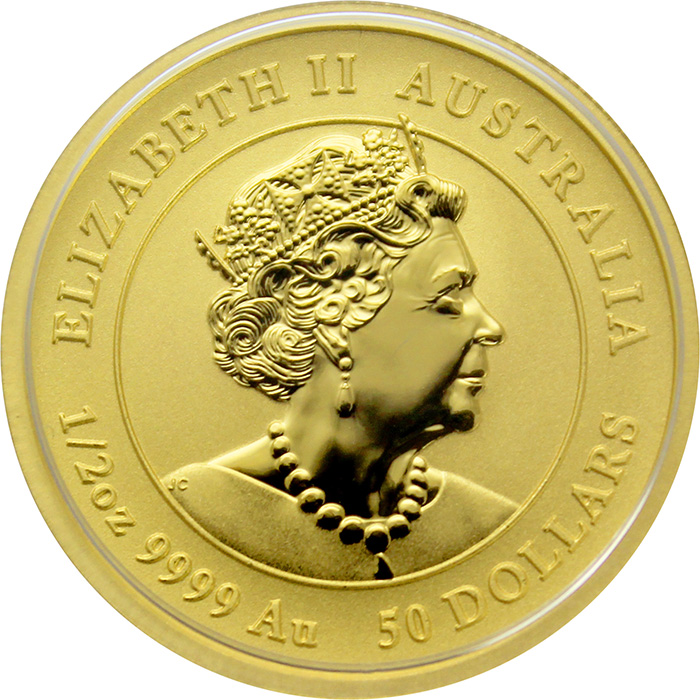 Zlatá investiční mince Year of the Ox Rok Buvola Lunární 1/2 Oz 2021