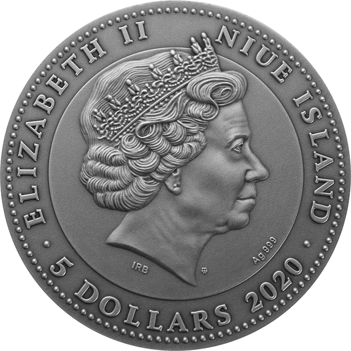 Stříbrná mince Skarabeus Jantar 2 Oz 2020 Antique Standard