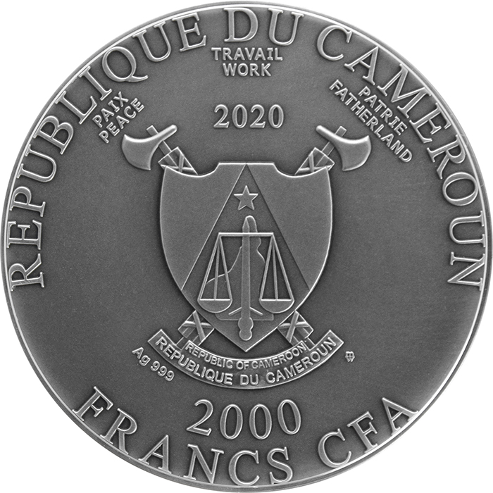 Stříbrná mince Zlo 2 Oz 2020 Antique Standard