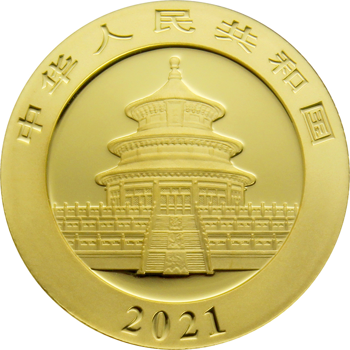 Zlatá investiční mince Panda 8g 2021
