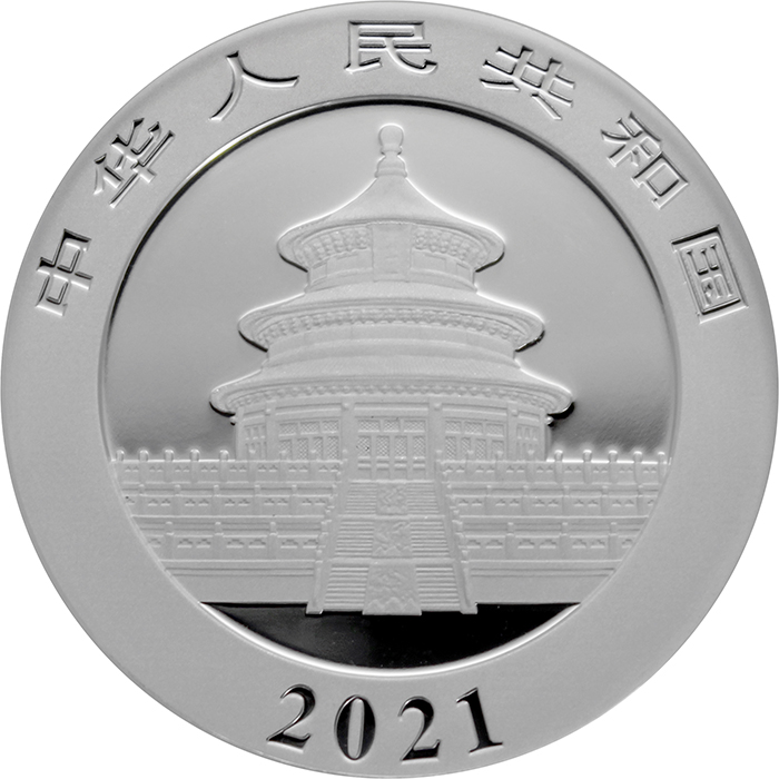 Strieborná investičná minca Panda 30g 2021