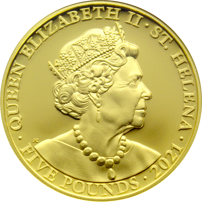 Zlatá minca Cnosti kráľovnej - Víťazstvo 1 Oz 2021 Proof