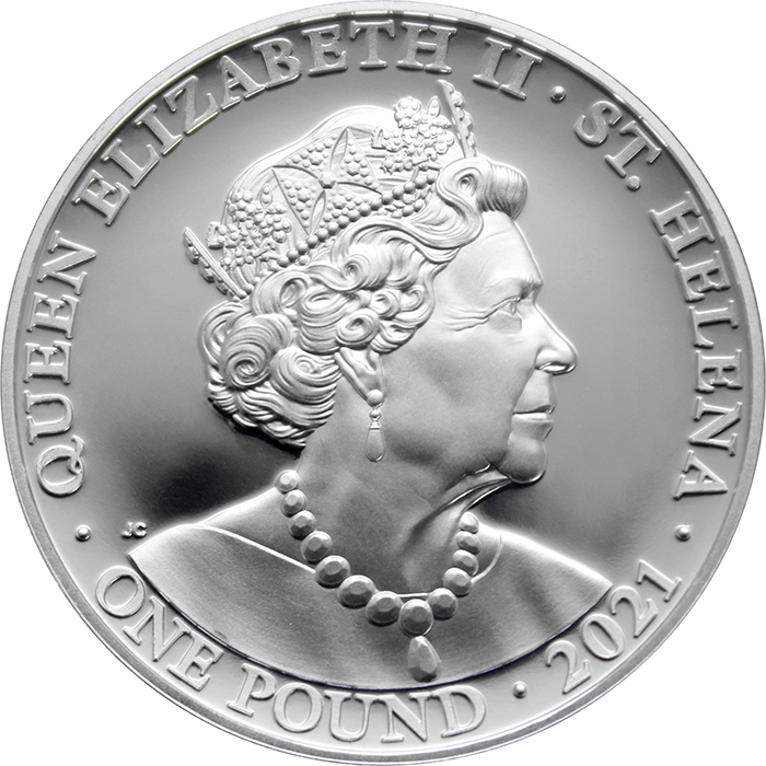 Strieborná minca Cnosti kráľovnej - Víťazstvo 1 Oz 2021 Proof