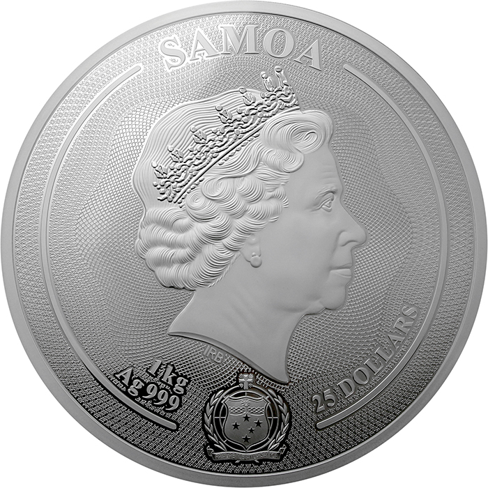 Stříbrná mince 1 kg majestátní divoká zvěř - Vlk 2021 Proof
