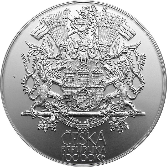 Stříbrná mince 10000 Kč Založení Velké Prahy 1kg 2022 Matovaná