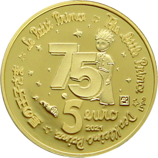 Zlatá mince Malý princ 2021 Proof
