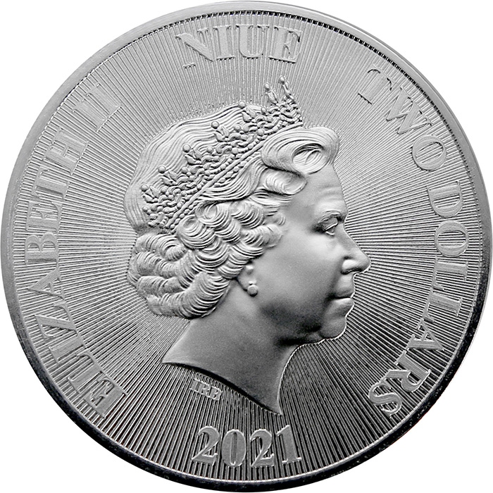 Stříbrná investiční mince Truth - Roaring Lion of Judah 1 Oz 2021