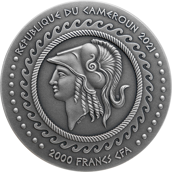 Stříbrná mince Gordický uzel 2 Oz 2021 Antique Standard