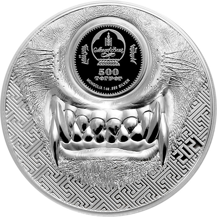Stříbrná mince Mystický vlk 1 Oz 2021 Proof