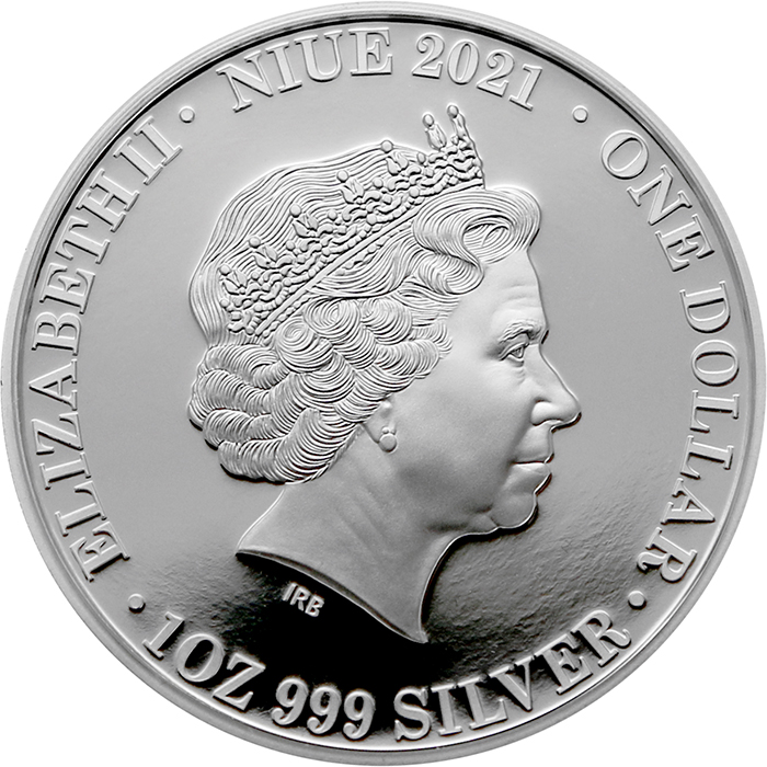 Stříbrná mince Královna Alžběta II. - 95. výročí narození 1 Oz 2021 Proof