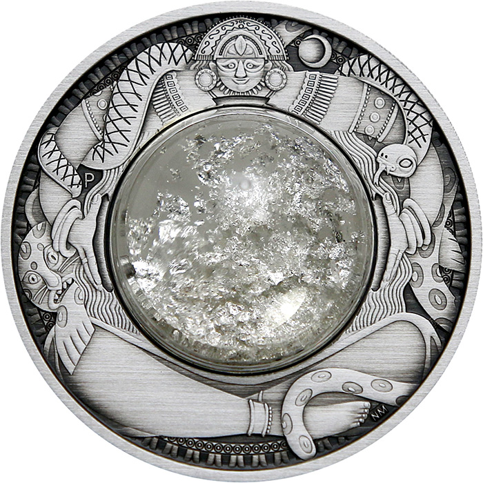 Stříbrná mince 2 Oz Slzy měsíce 2021 Antique Standard