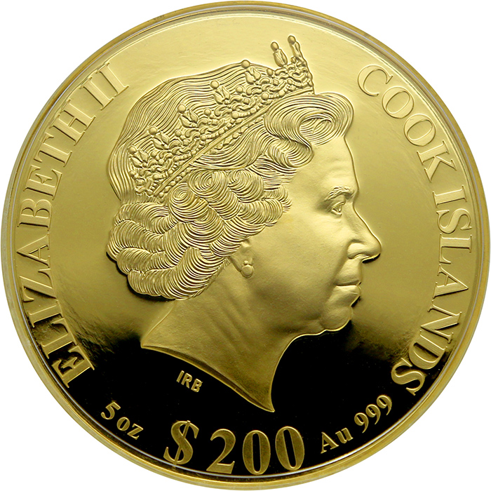 Zlatá mince 5 Oz Year of the Ox - Rok Buvola 2021 Perleť Proof
