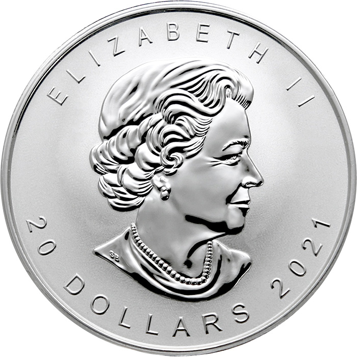 Stříbrná mince Maple Leaf 1 Oz - Super Incuse 2021 Proof