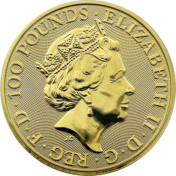 Zlatá investiční mince Mýty a legendy - Panna Mariana 1 Oz 2022