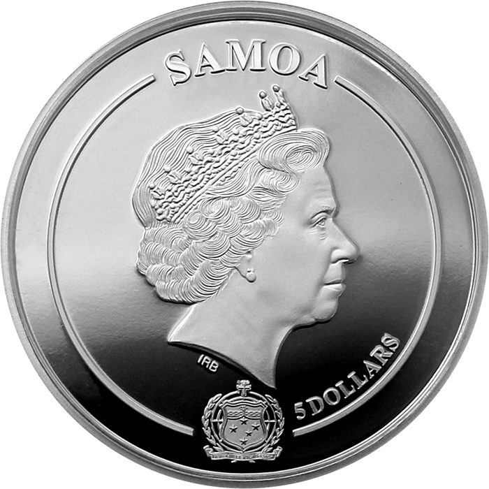 Stříbrná mince 3D Enamel Flower Collection - Cesmína 1 Oz 2021 Proof
