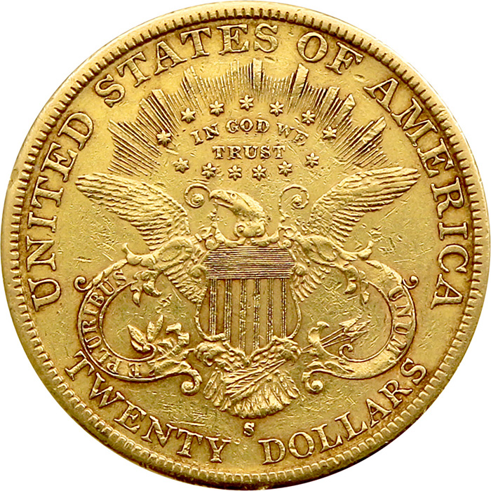 Zlatá mince American Double Eagle Liberty Head 1890