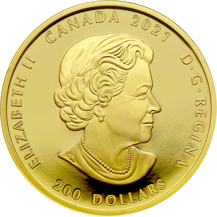 Zlatá mince Kanadský diamant Ultra high relief 2021 Proof