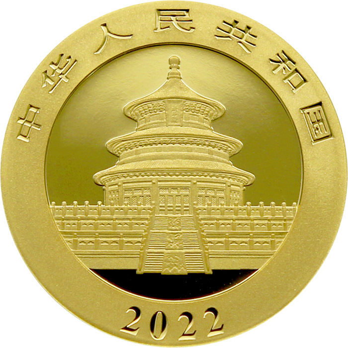 Zlatá investičná minca Panda 15g 2022