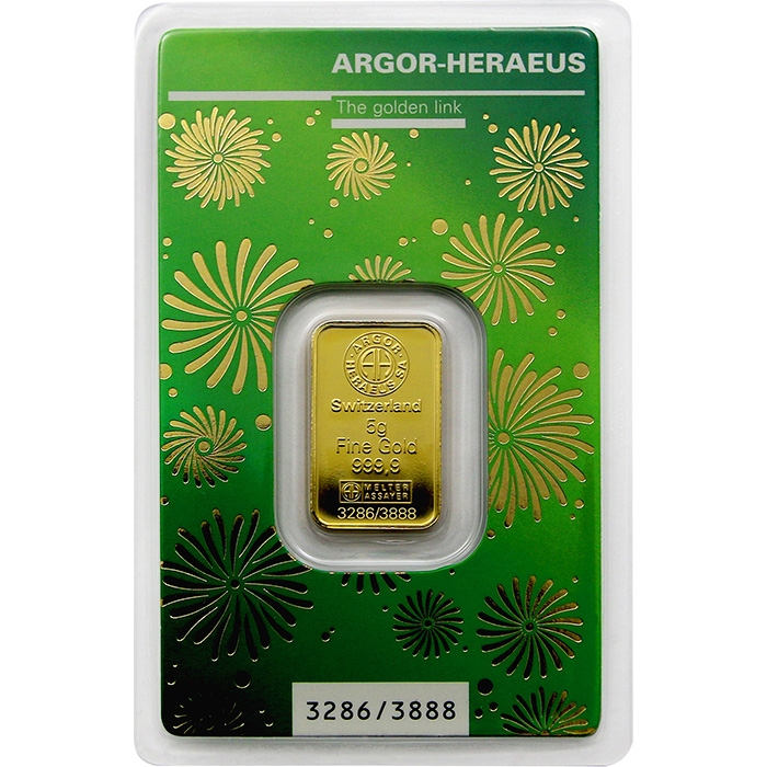 5g Argor Heraeus Limited edition - Rok tygra 2022 investiční zlatý slitek