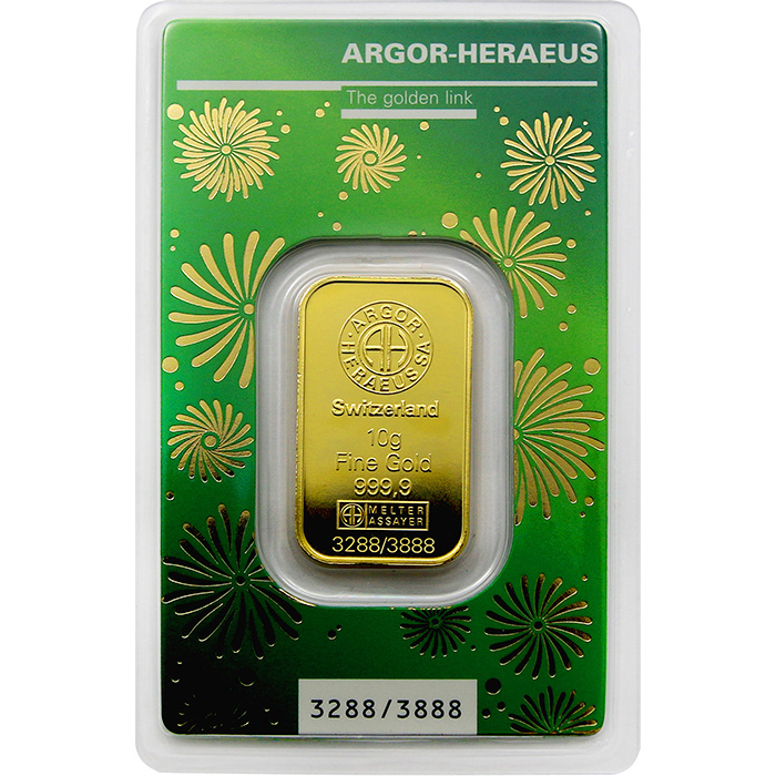 10g Argor Heraeus Limited edition - Rok tygra 2022 investiční zlatý slitek