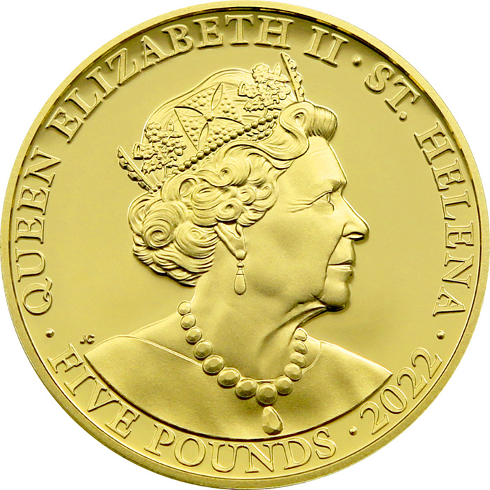 Zlatá mince Ctnosti královny - Dobročinnost 1 Oz 2022 Proof