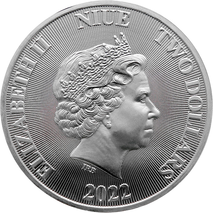 Stříbrná investiční mince Truth - Roaring Lion of Judah 1 Oz 2022