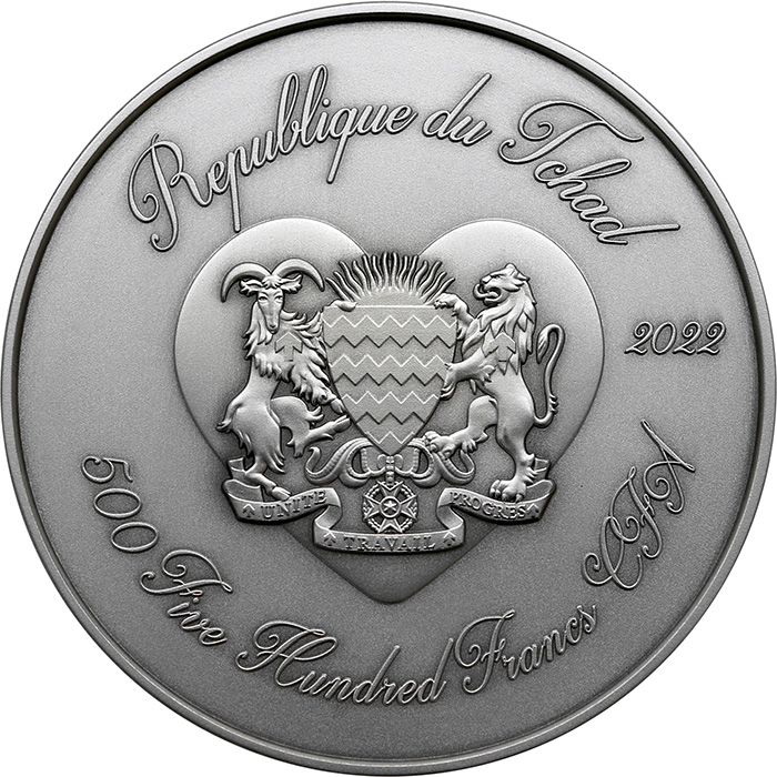 Darčeková minca Kytica ruží 2022 Antique Standard