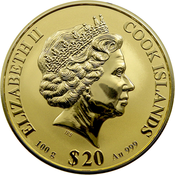 Zadní strana Zlatá minca Westminsterské opátstvo 2021 Proof
