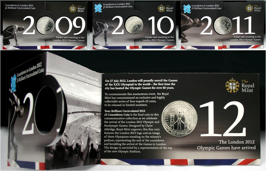 Mědinikl mince Kolekce Countdown to London 2009 - 2012 Standard 
