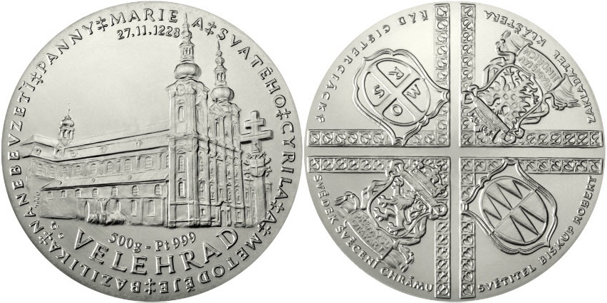 Platinová investiční medaile Katedrála ve Velehradě 2011 Standard