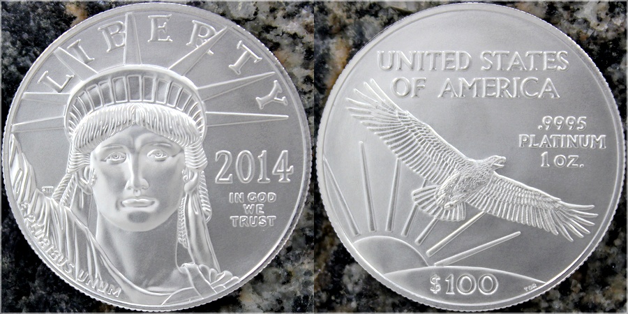 Platinová investiční mince American Eagle 1 Oz