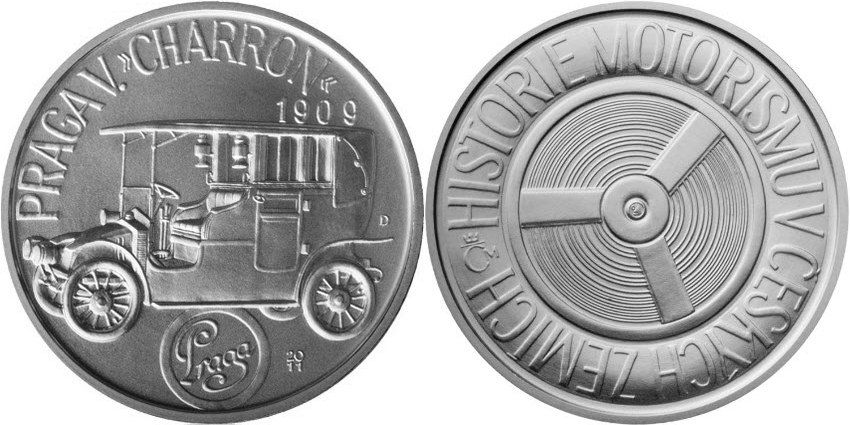 Praga Charron Faeton - ČSR auta Stříbrná medaile 2011 Standard 