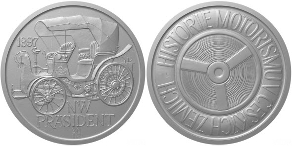 Stříbrná medaile NW Präsident 2012 Standard