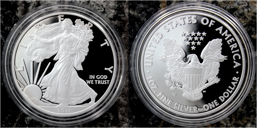 Stříbrná mince 1 Oz American Eagle 2011 Proof