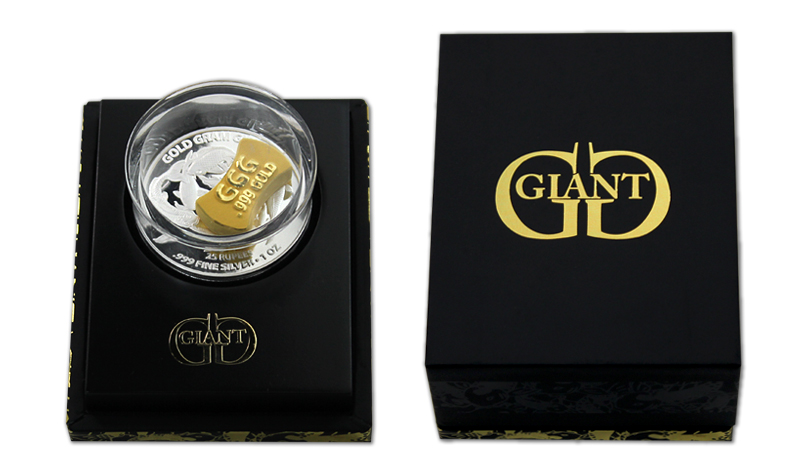 Stříbrná mince Gold Gram Giant 2014 Proof