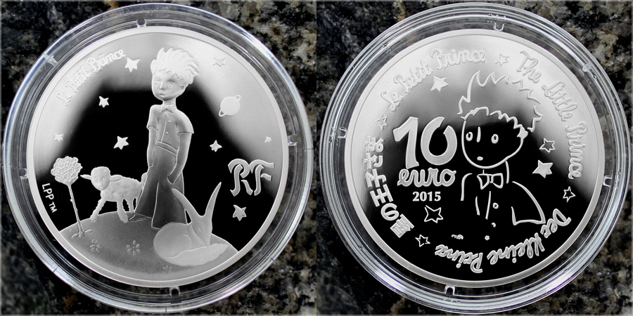 Stříbrná mince Malý princ: Nakresli mi beránka 2015 Proof