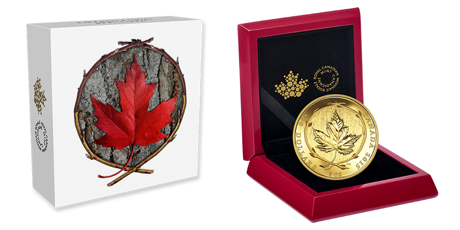 Zlatá mince 5 Oz Maple Leaf 2015 Proof