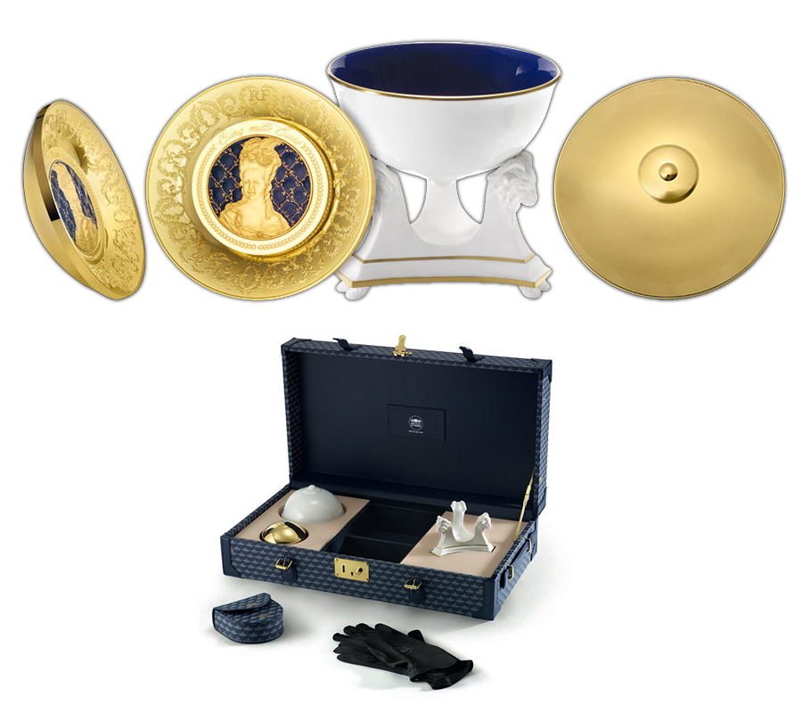 Zadní strana Zlatá minca 1 Kg Excellence a la Francaise - Sevreský porcelán 2015 Proof