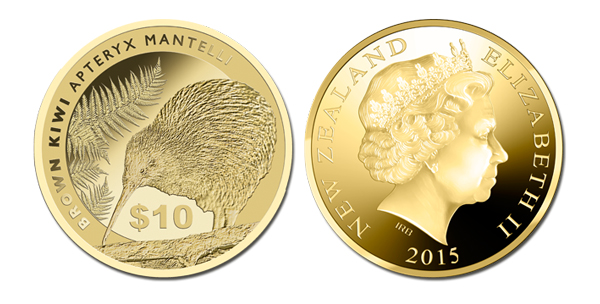 Zlatá minca Kiwi 1/4 Oz 2015 Proof