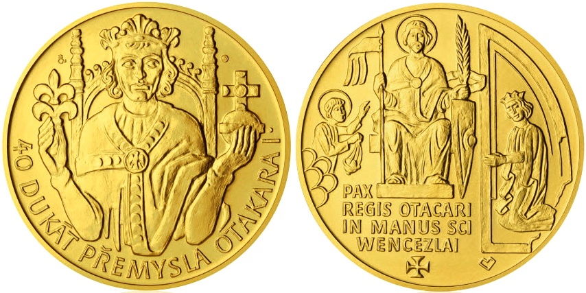 Zlatý 40 dukát Přemysl Otakar I. 2012 Standard 