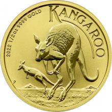 Zlatá investiční mince Kangaroo Klokan 1/2 Oz