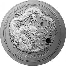 Stříbrná investiční mince Year of the Dragon Rok Draka Lunární 10 Kg 2012