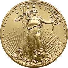 Zlatá investiční mince American Eagle 1/2 Oz