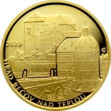 Zlatá minca 5000 Kč Hrad Bečov nad Teplou 2020 Proof