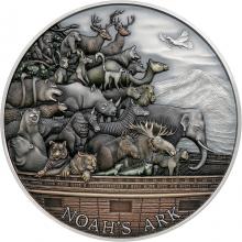 Stříbrná mince 5 Oz Noemova archa 2021 Antique Standard