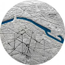 Stříbrná mince 1 kg Tiffany Art Metropolis - Paříž 2021 Proof