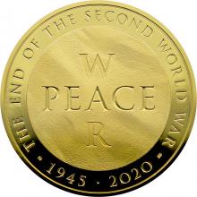 Zlatá minca 5 Oz 75. výročie konca 2. svetovej vojny 2020 Proof