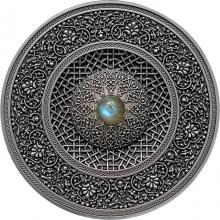 Stříbrná mince 3 Oz Mandala Art - Turecká Mandala 2021 Antique Standard