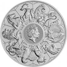 Stříbrná investiční mince The Queen´s Beasts 10 Oz 2022